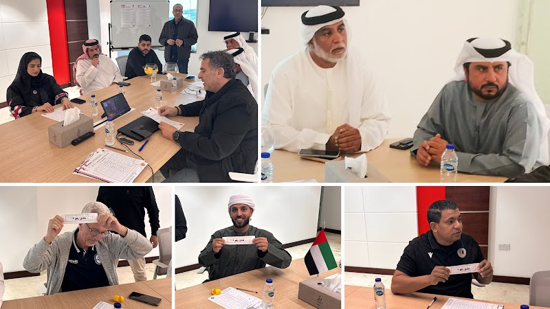 لجنة المسابقات تجري قرعة مسابقة كأس الاتحاد المرتبط