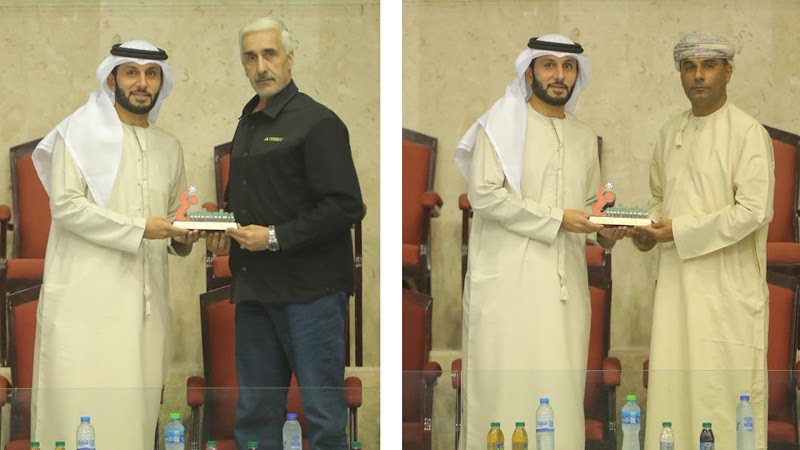 تبادل الدروع التذكارية بين الاتحادات الشقيقة .. في ختام البطولة الودية لكرة اليد بسلطنة عمان